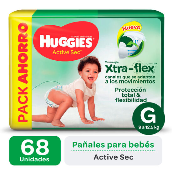 Pañales Active Sec Xtra-flex